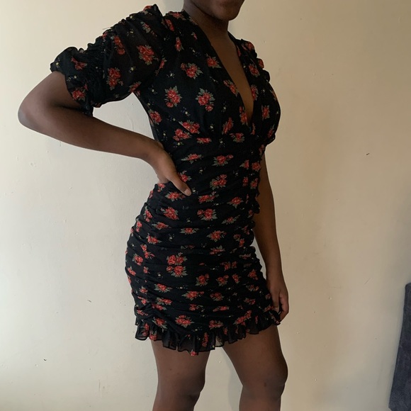 Brand new Zara printed draped dress - Picture 2 of 5